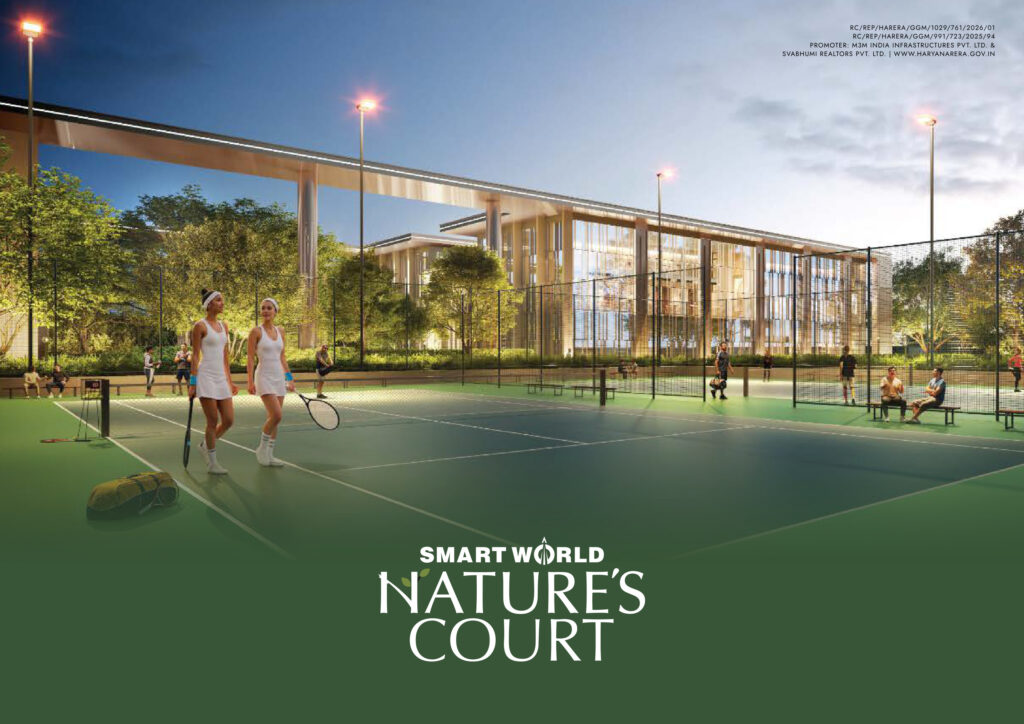Smartworld Nature’s Court tennis court artistic impression