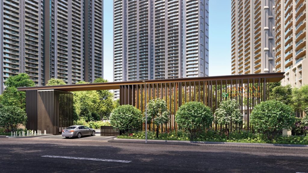Signature Global Sarvam entrance and towers