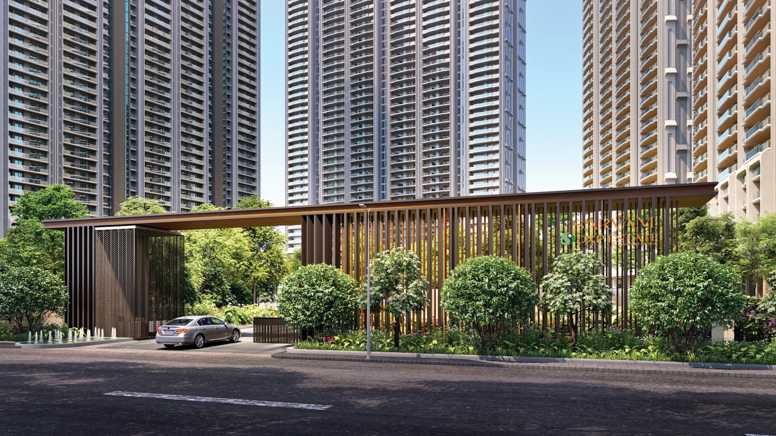 Signature Global Sarvam entrance